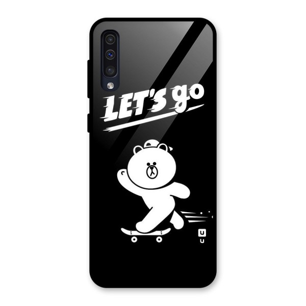 Lets Go Art Glass Back Case for Galaxy A50s