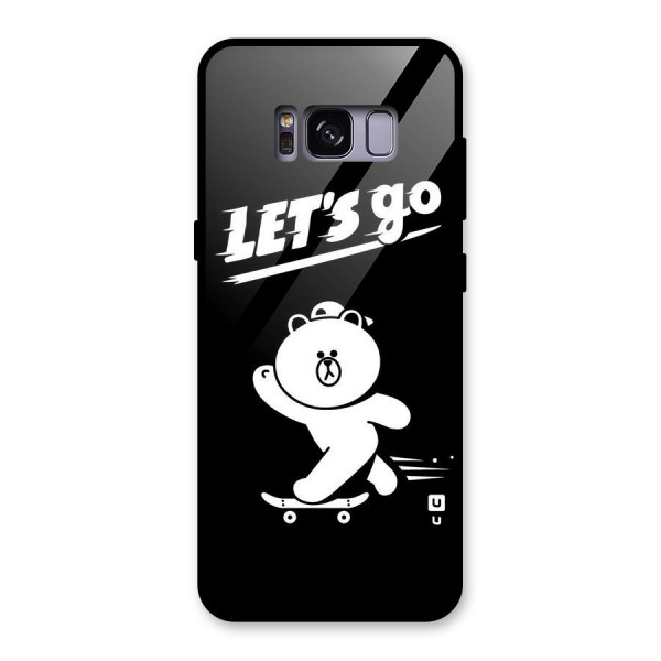 Lets Go Art Glass Back Case for Galaxy S8