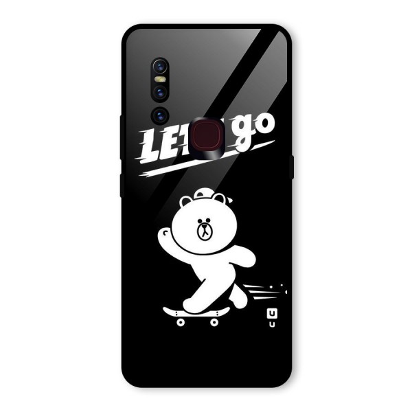 Lets Go Art Glass Back Case for Vivo V15