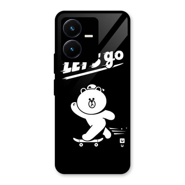 Lets Go Art Glass Back Case for Vivo Y22