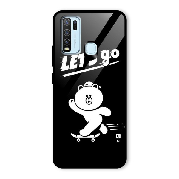 Lets Go Art Glass Back Case for Vivo Y30