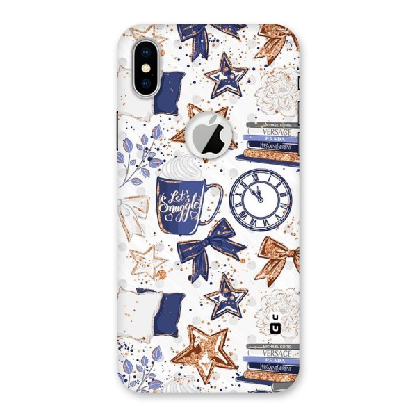 Lets Snuggle Back Case for iPhone XS Logo Cut