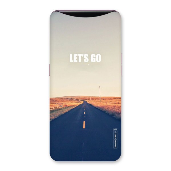 Lets Wander Back Case for Oppo Find X