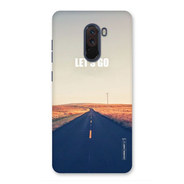 Lets Wander Back Case for Poco F1