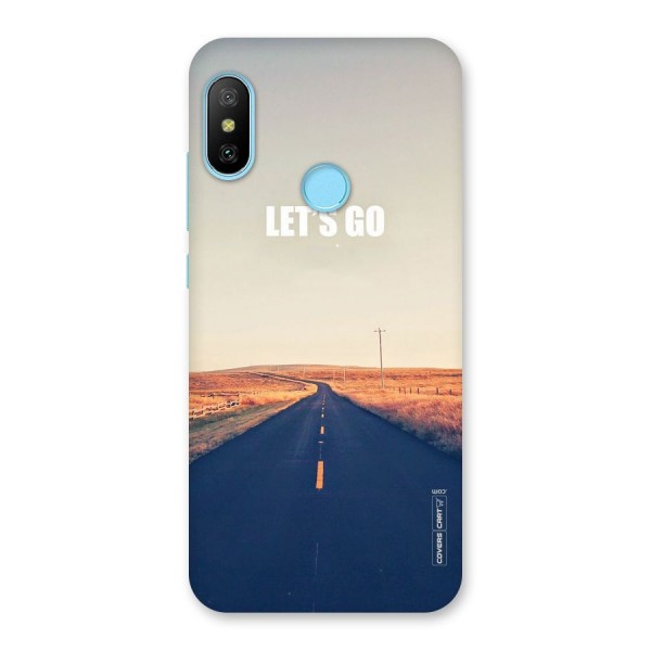 Lets Wander Back Case for Redmi 6 Pro