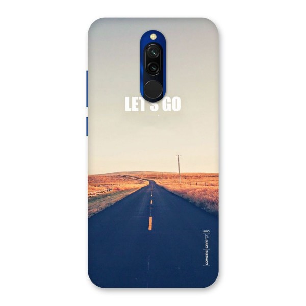 Lets Wander Back Case for Redmi 8