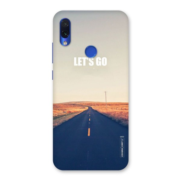 Lets Wander Back Case for Redmi Note 7