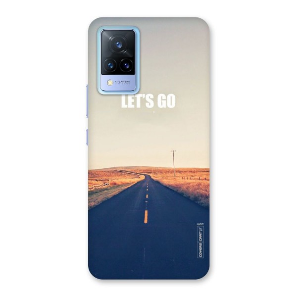 Lets Wander Back Case for Vivo V21 5G