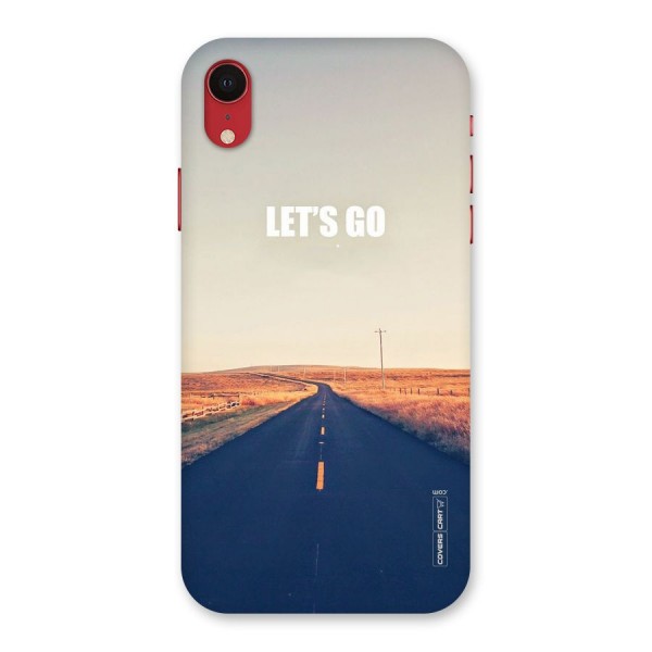 Lets Wander Back Case for iPhone XR