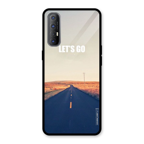 Lets Wander Glass Back Case for Oppo Reno3 Pro