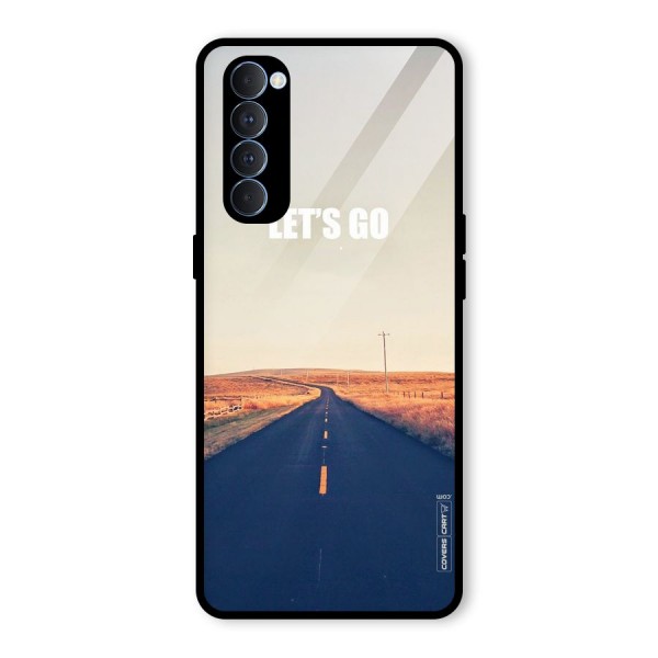 Lets Wander Glass Back Case for Oppo Reno4 Pro