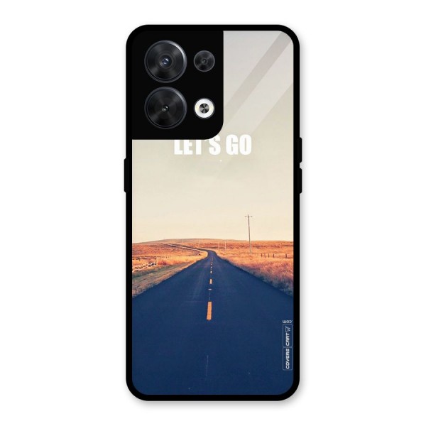 Lets Wander Glass Back Case for Oppo Reno8 5G