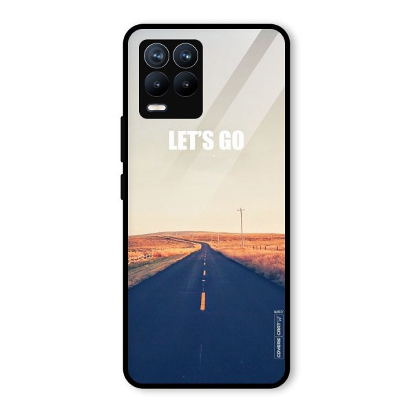 Lets Wander Glass Back Case for Realme 8 Pro