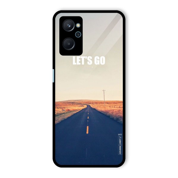 Lets Wander Glass Back Case for Realme 9i