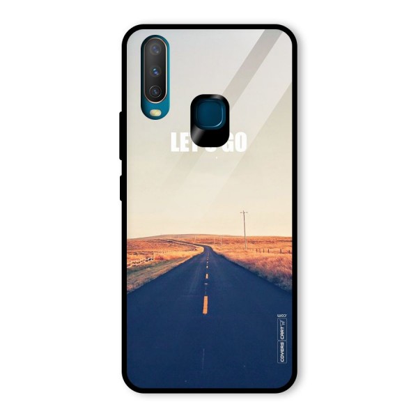 Lets Wander Glass Back Case for Vivo Y12