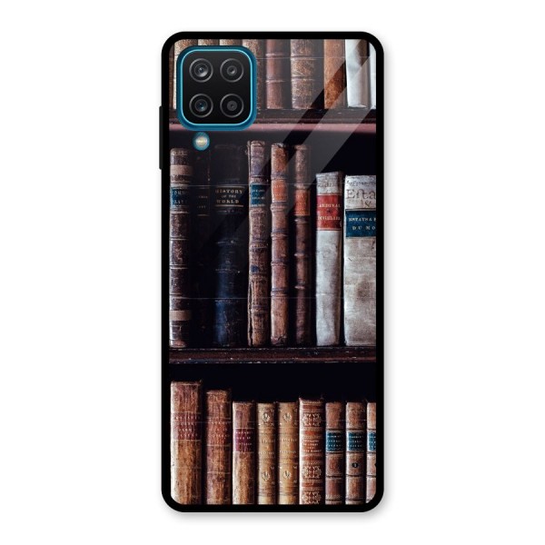 Library Love Glass Back Case for Galaxy A12