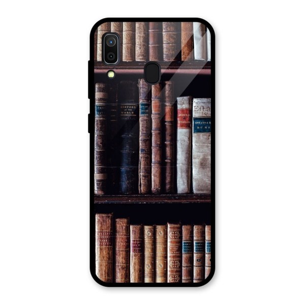 Library Love Glass Back Case for Galaxy A30