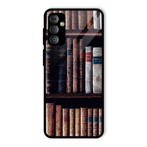 Library Love Glass Back Case for Galaxy F23