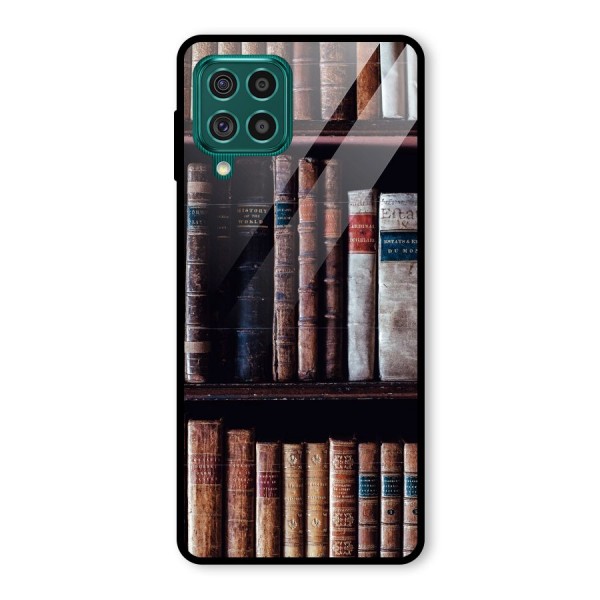 Library Love Glass Back Case for Galaxy F62