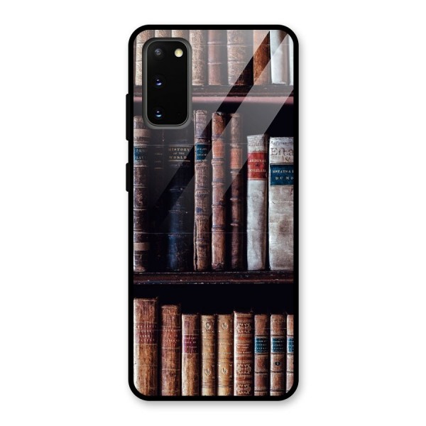 Library Love Glass Back Case for Galaxy S20