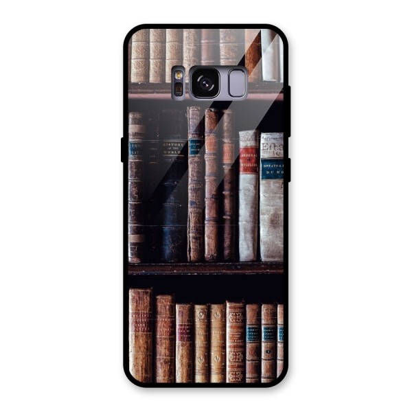 Library Love Glass Back Case for Galaxy S8