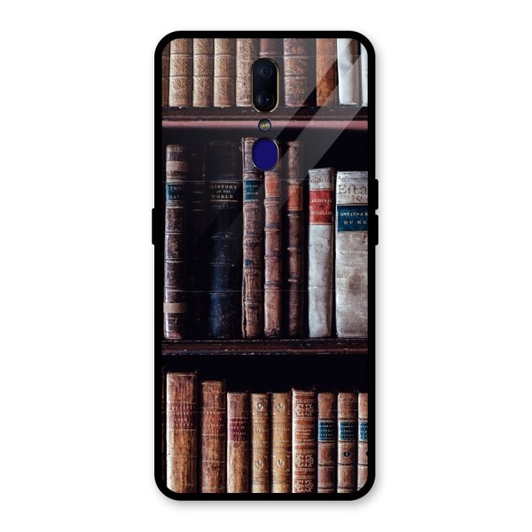 Library Love Glass Back Case for Oppo F11