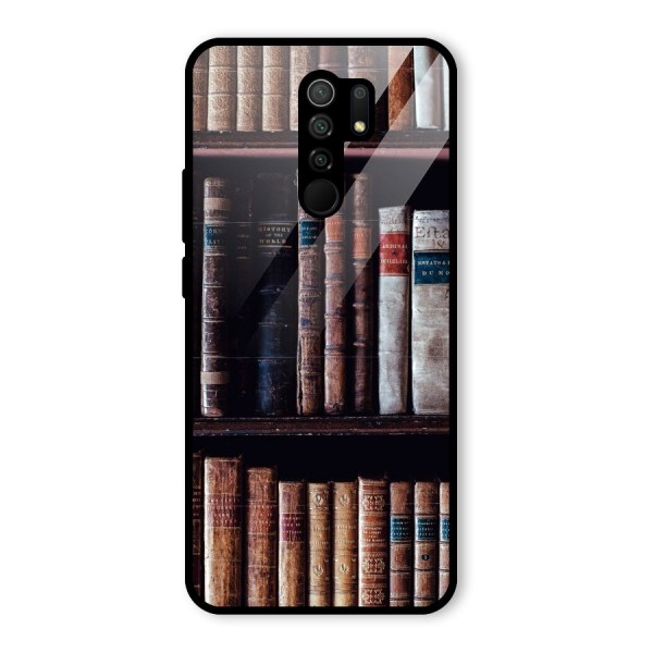 Library Love Glass Back Case for Redmi 9 Prime