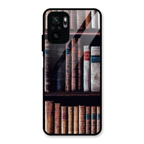 Library Love Glass Back Case for Redmi Note 10