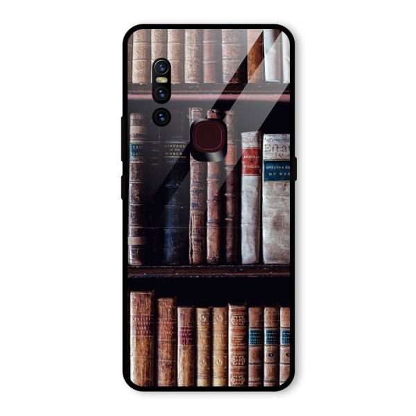 Library Love Glass Back Case for Vivo V15