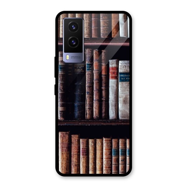 Library Love Glass Back Case for Vivo V21e 5G