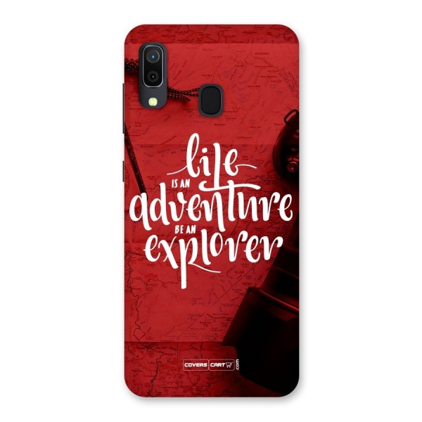 Life Adventure Explorer Back Case for Galaxy A20