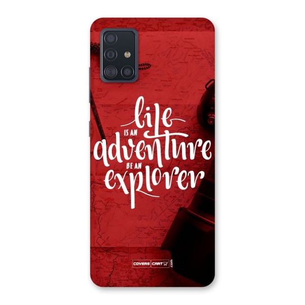 Life Adventure Explorer Back Case for Galaxy A51