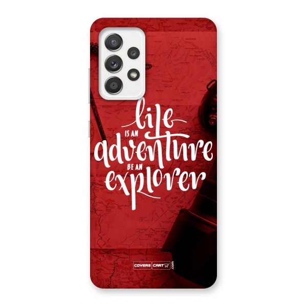 Life Adventure Explorer Back Case for Galaxy A52