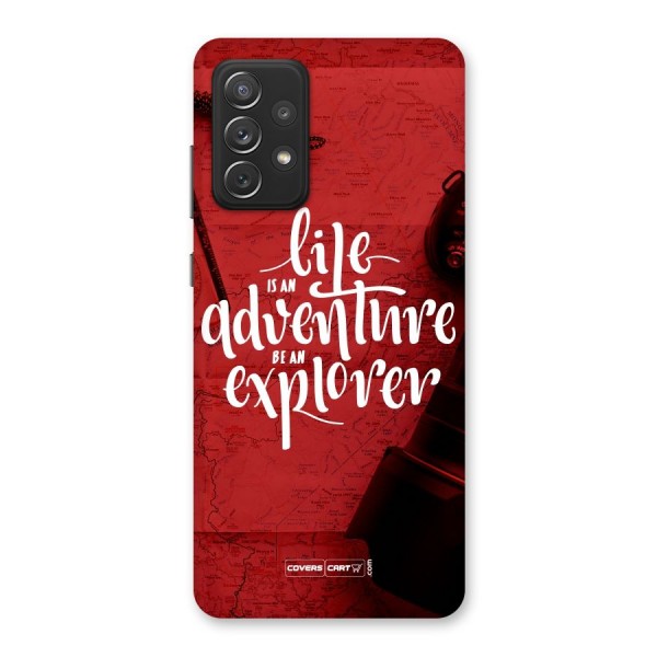 Life Adventure Explorer Back Case for Galaxy A72