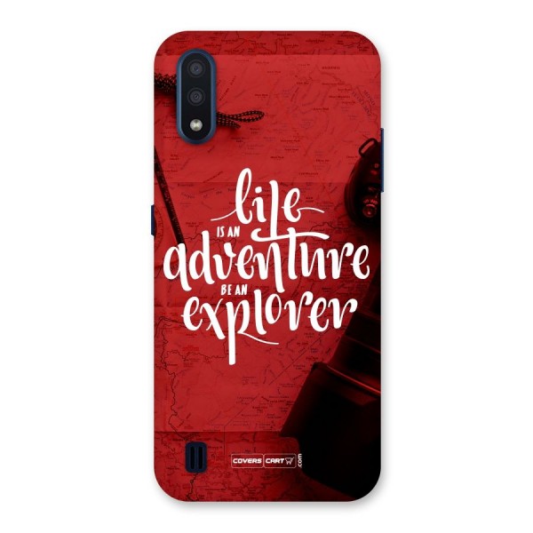 Life Adventure Explorer Back Case for Galaxy M01