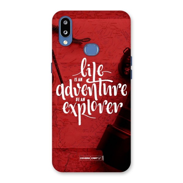 Life Adventure Explorer Back Case for Galaxy M01s