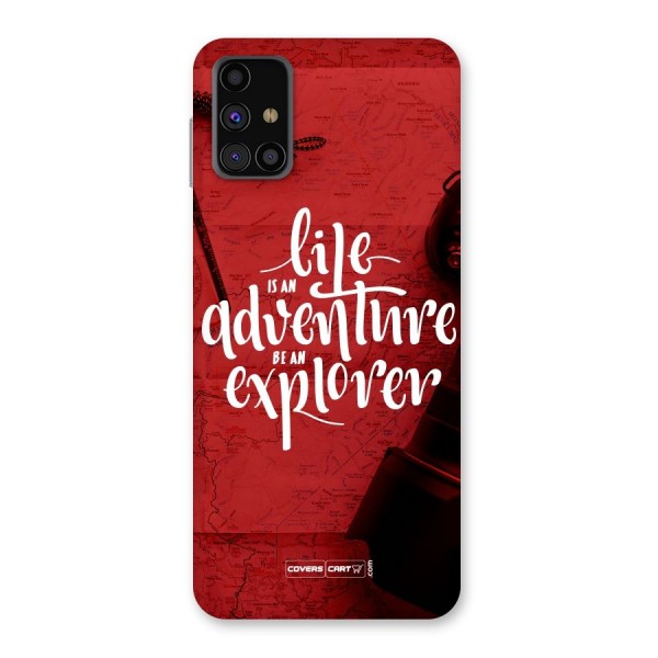 Life Adventure Explorer Back Case for Galaxy M31s