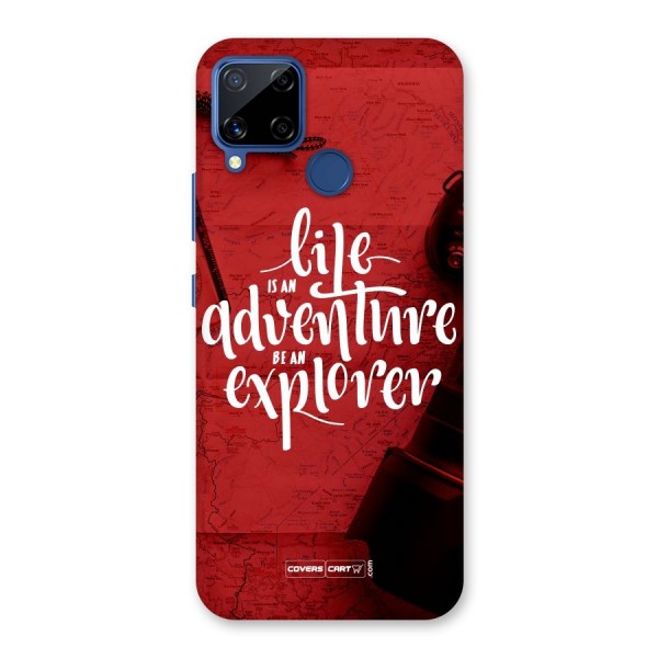 Life Adventure Explorer Back Case for Realme C12