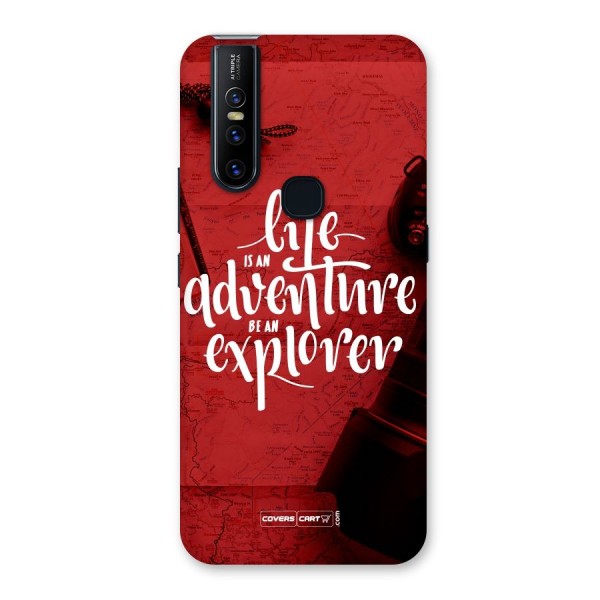 Life Adventure Explorer Back Case for Vivo V15