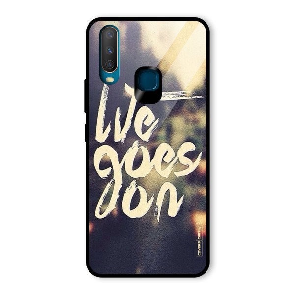 Life Goes On Glass Back Case for Vivo Y12