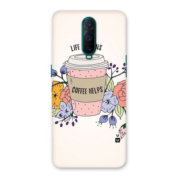 Life Happens Back Case for Oppo R17 Pro