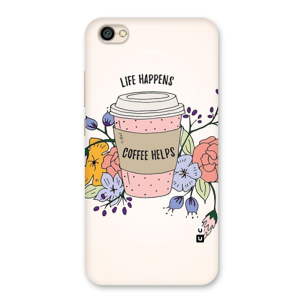 Life Happens Back Case for Redmi Y1 Lite