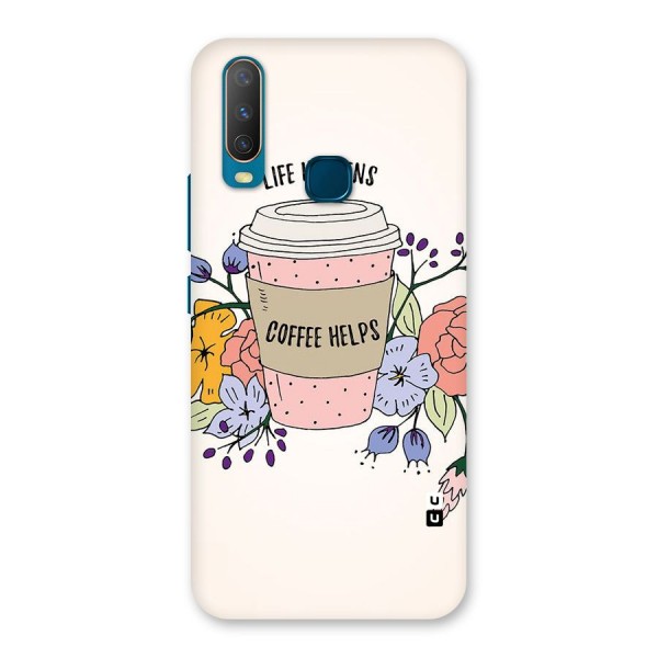 Life Happens Back Case for Vivo Y17