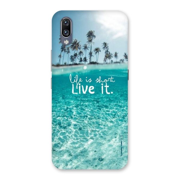 Life Is Short Back Case for Vivo NEX