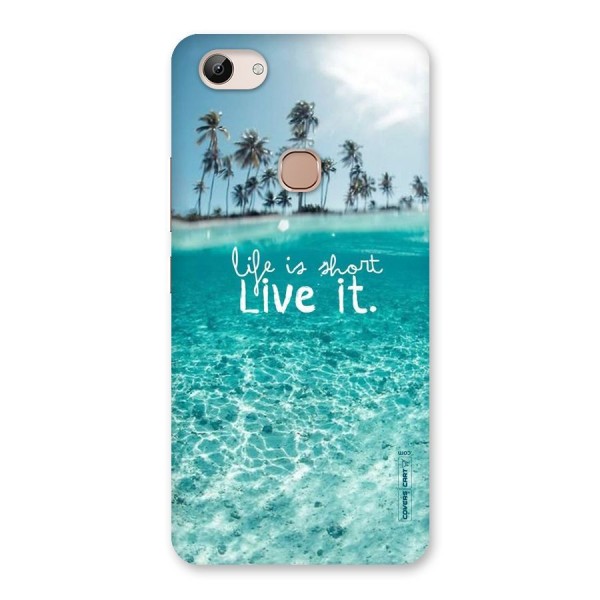 Life Is Short Back Case for Vivo Y83