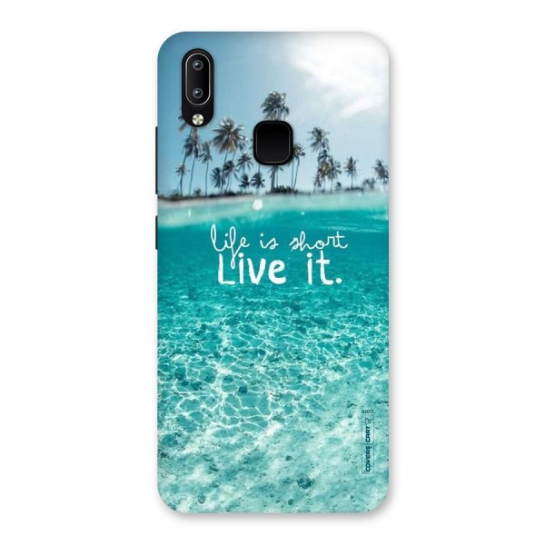 Life Is Short Back Case for Vivo Y93