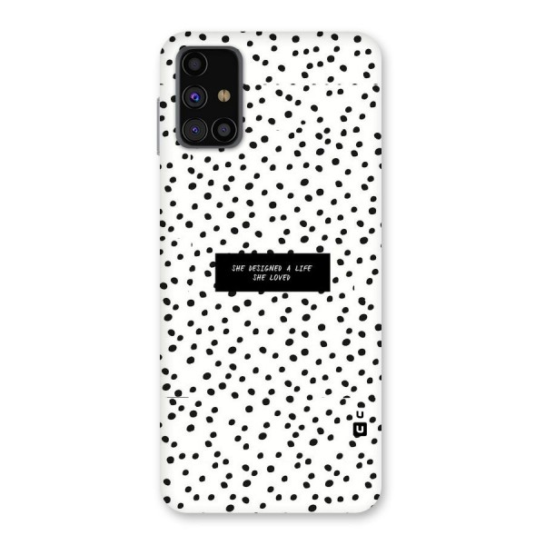 Life Loved Back Case for Galaxy M31s