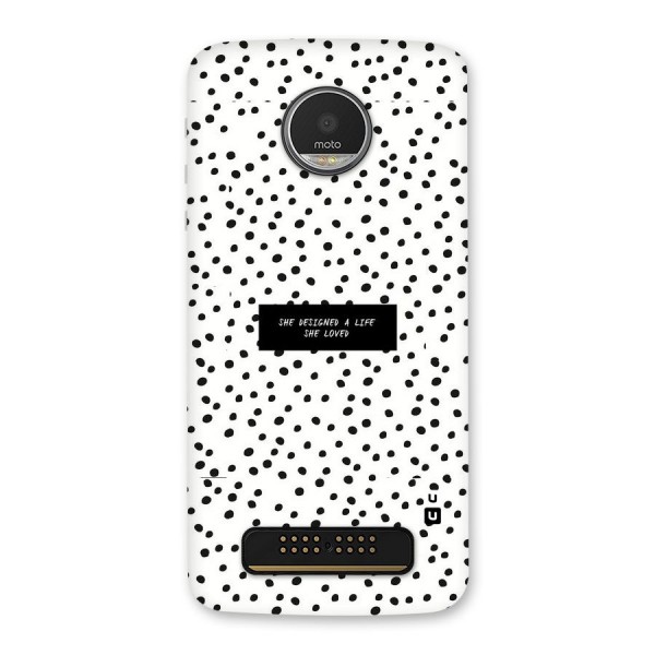 Life Loved Back Case for Moto Z Play