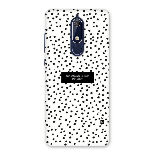 Life Loved Back Case for Nokia 5.1