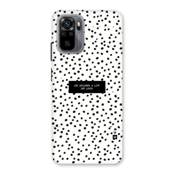 Life Loved Back Case for Redmi Note 10